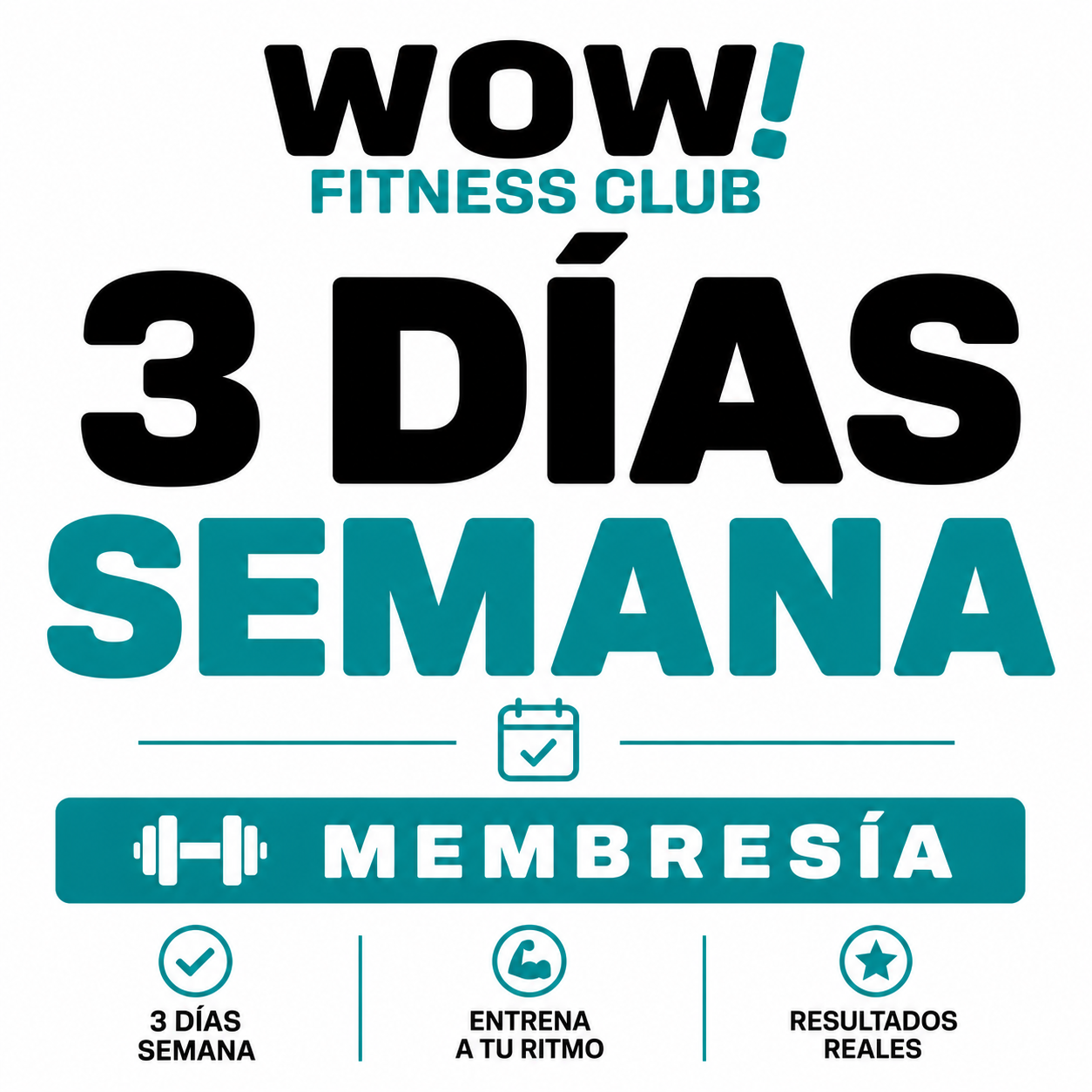 Membresía 3 días a la semana